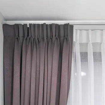KeleLiving Aluminum Plafond Geschoven Duits Gordijn Railsysteem