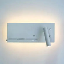 Hotel Decorative Recessed Bedside Headboard Leeslamp met Draadloze Oplader USB-poort LED Leeswandlamp