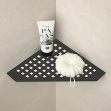 Hoekdouchegarderobe Matt Zwart Rvs 304 Waterlekkage Wandmontage voor Badkamer