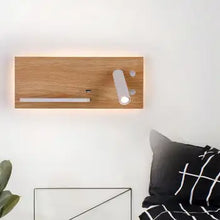 Hotel Decorative Recessed Bedside Headboard Leeslamp met Draadloze Oplader USB-poort LED Leeswandlamp