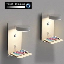 Modern LED Wandlamp Met Schakelaar En USB Oplader