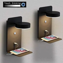 Modern LED Wandlamp Met Schakelaar En USB Oplader